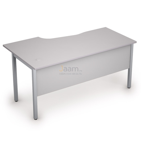 Мебель для персонала Стол криволинейный на металлических опорах правый 2МД.121