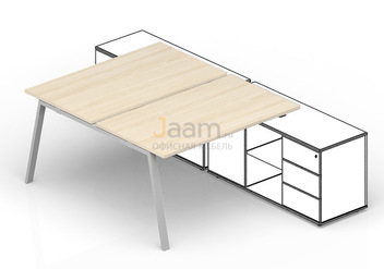 Мебель для персонала Составной стол для крепления к сервисным опорным тумбам AR2TS148FU