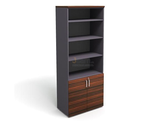 Кабинет руководителя Офисный шкаф для документов с открытыми полками 231 VN