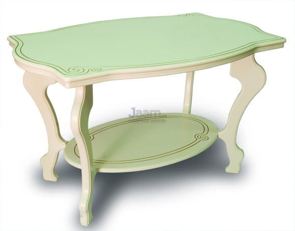 Журнальный столик из дерева Берже 1 (слоновая кость)