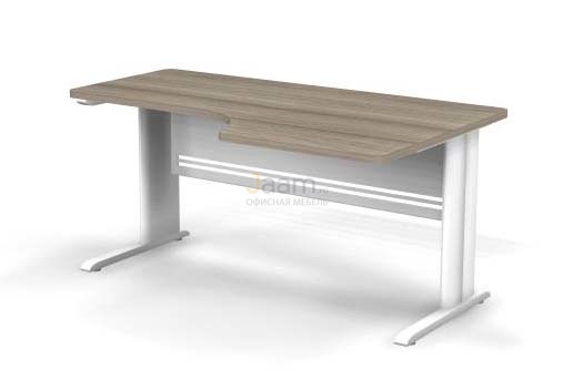 Мебель для персонала Стол эргономичный L-обр. каркасе правый B162М