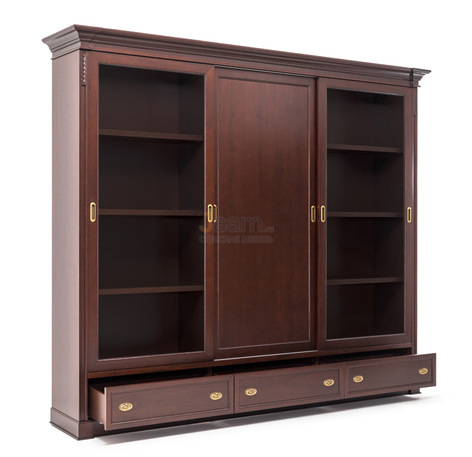 Кабинет руководителя Офисный шкаф-купе L250 комб.двери 106 508 WAL