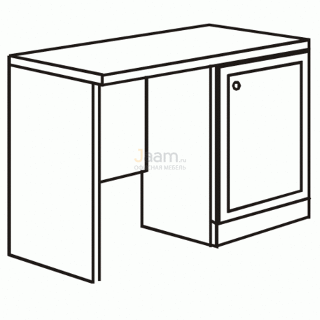 Мебель для гостиниц Стол для фригобара правый R6109