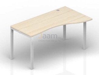 Мебель для персонала Стол "Волна" правый(1 громмет) STG129DV