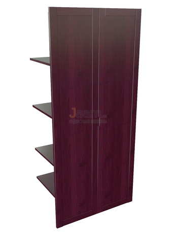 Кабинет руководителя Наполнение двустворчатого шкафа с дерев.дверьми и вешалкой 22552