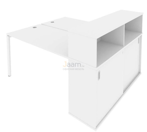 Мебель для персонала Рабочая станция с опорным шкафом-купе Б.РС-СШК-2.3