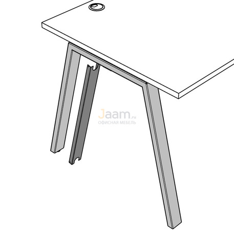 Мебель для персонала Вертикальный кабель-канал для столов Arena-Strike  UCAVU6406