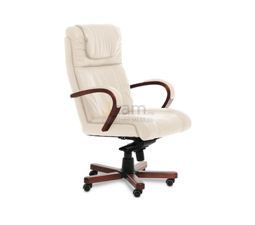 Кресло для руководителя MASTER A кожа+кож.зам.