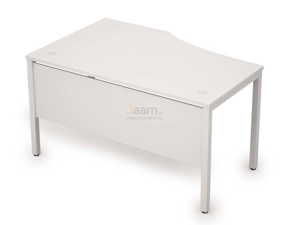 Мебель для персонала Стол криволинейный с экраном из ДСП правый 6МД.023