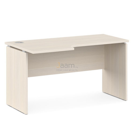 Мебель для персонала Стол письменный с заглушкой кабель-канала V-34л