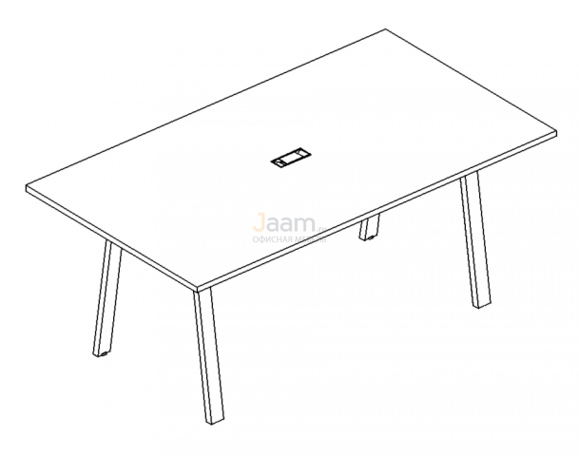 Стол Стол для переговоров на металлокаркасе TRE Б3 124 БП