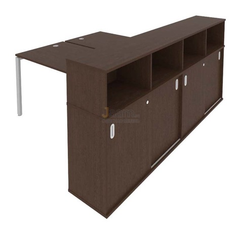 Мебель для персонала Рабочая станция с опорным шкафом-купе Б.РС-СШК-4.3