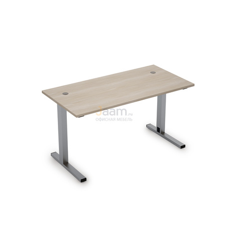 Мебель для персонала Стол рабочий прямолинейный с кабель-каналом (L-образная опора) 2МLК.077
