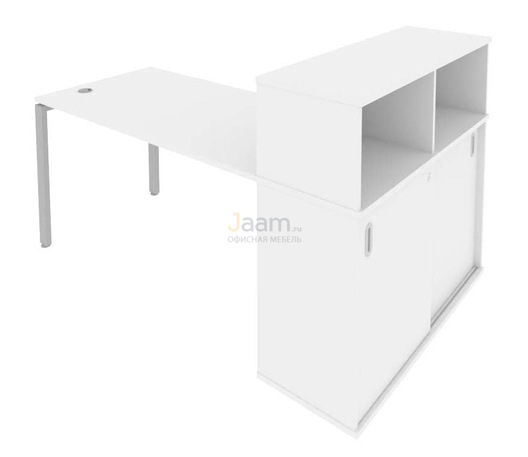 Мебель для персонала Стол письменный с опорным шкафом-купе Б.РС-СШК-3.3