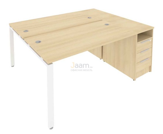 Мебель для персонала Рабочая станция с опорной тумбой Б.РС-СТП-2.3