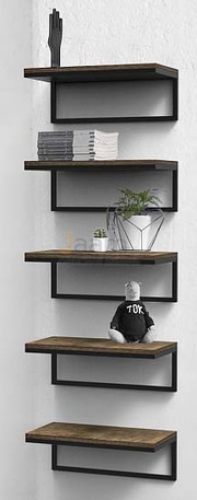 Мебель для персонала Стеллаж низкий из полок METALFRAME