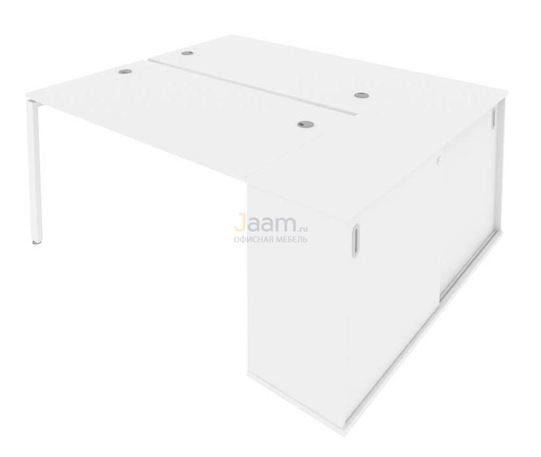 Мебель для персонала Рабочая станция с опорным шкафом-купе Б.РС-СШК-1.3