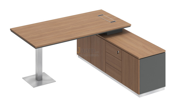 Кабинет руководителя Стол на опорной тумбе правый СИ 101пр