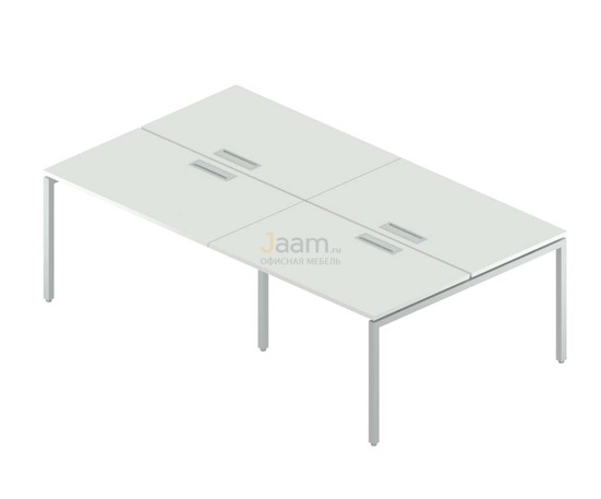 Мебель для персонала Двойная группа сдвоенных столов с люком RM-4.1(x4)+F-52