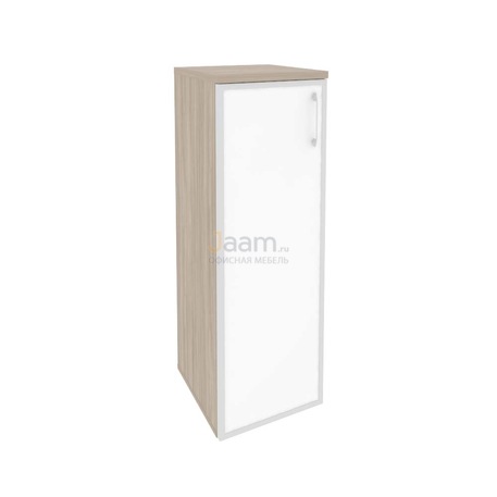 Мебель для персонала Офисный шкаф средний узкий левый O.SU-2.4RW(L)