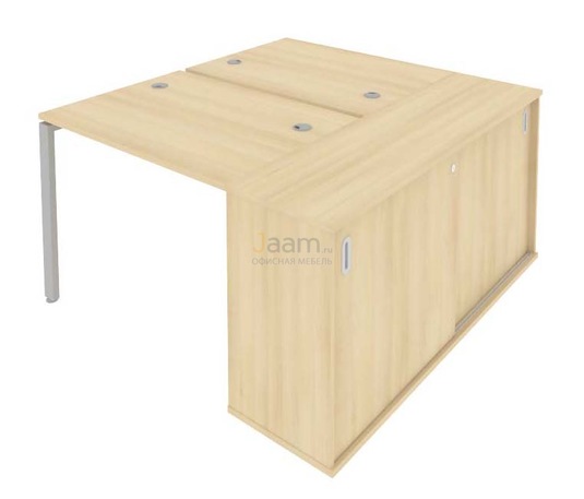 Мебель для персонала Рабочая станция с опорным шкафом-купе Б.РС-СШК-1.1