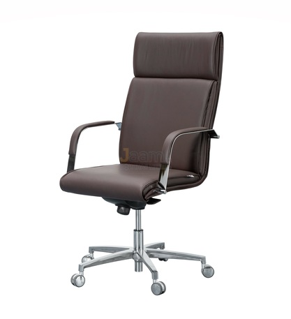 Кресло Лондон/П Кожа стандартная/база алюминий