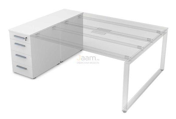 Мебель для персонала Офисная тумба приставная с ящиками 9ТП.002.1