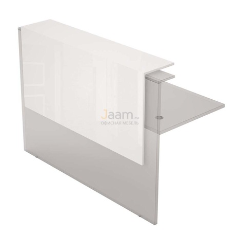 Стойка ресепшн Фартук прямой с подсветкой 1ПФ.004.1