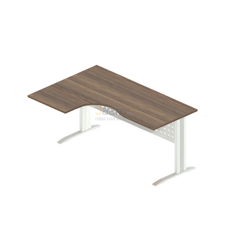 Мебель для персонала Стол интеграл на металлокаркасе левый АМК-44 L,ОА-01/1600