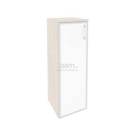 Мебель для персонала Офисный шкаф средний узкий левый O.SU-2.4RW(L)