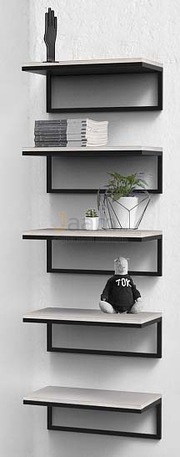 Мебель для персонала Стеллаж средний из полок METALFRAME