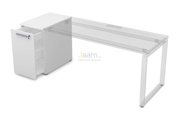 Мебель для персонала Офисная тумба с выкатной секцией 9Т.018