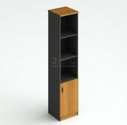 Кабинет руководителя Офисный шкаф для документов с открытыми полками 230 ДСП Тик