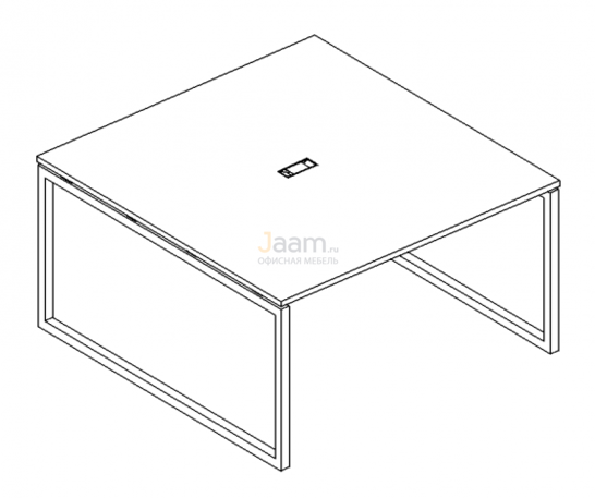 Стол Стол для переговоров на металлокаркасе QUATTRO Б4 131 БП