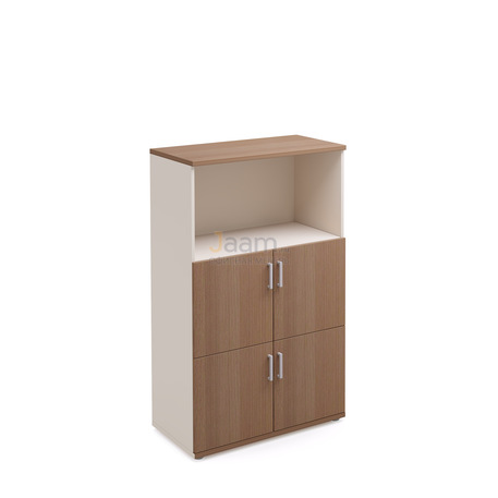 Мебель для персонала Офисный шкаф для документов закрытый с открытой полкой PZ/Light221/3