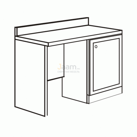 Мебель для гостиниц Стол с воротником для фригобара левый R6110V