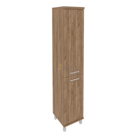 Кабинет руководителя Офисный шкаф высокий узкий левый KSU-1.3 Л