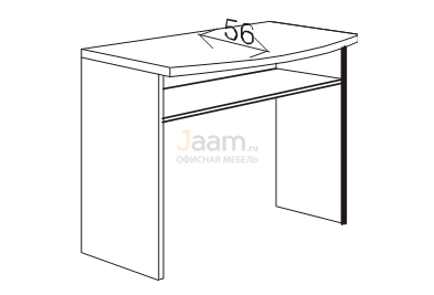 Мебель для гостиниц Стол с полкой R5107