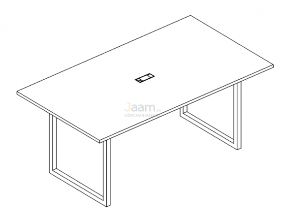 Стол Стол для переговоров на металлокаркасе QUATTRO Б4 122 БП