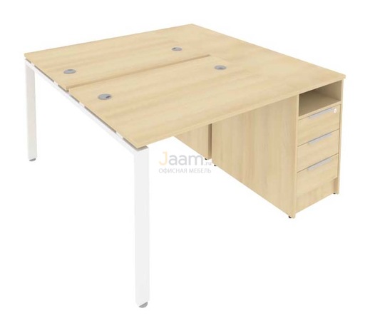 Мебель для персонала Рабочая станция с опорной тумбой Б.РС-СТП-2.1