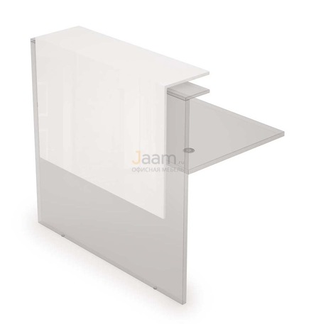 Стойка ресепшн Фартук прямой с подсветкой 1ПФ.008.1