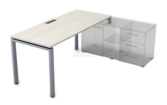 Мебель для персонала Стол для крепления на тумбу правый СТП-П.984