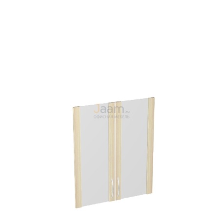 Мебель для персонала Двери низкие стекло в рамке комплект БВ-91.4