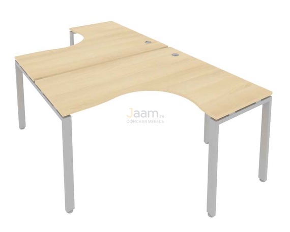Мебель для персонала Рабочая станция криволинейная Б.РАС-СА-2.3