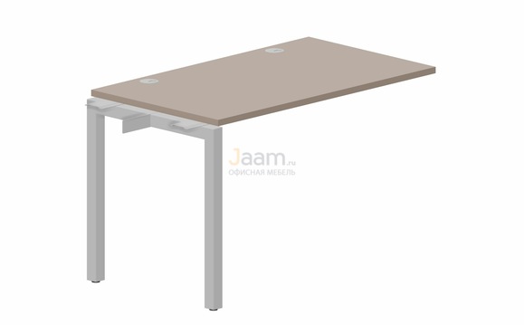 Мебель для персонала Стол приставной PENPG127 (2 громмета)