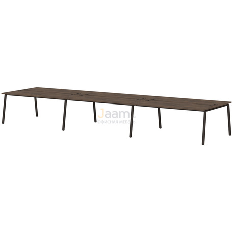 Мебель для персонала Бенч-система на 6 рабочих мест на металлокаркасе Т-161