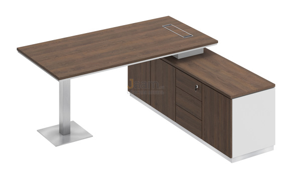 Кабинет руководителя Стол на опорной тумбе правый СИ 101пр