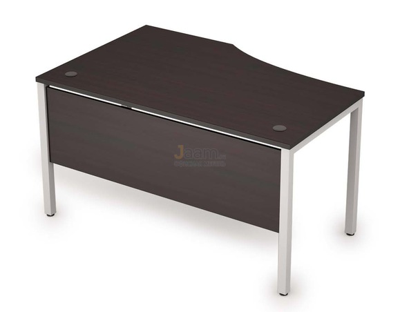 Мебель для персонала Стол криволинейный с экраном из ДСП правый 6МД.023