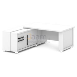 Кабинет руководителя Стол руководителя с греденцией L-111пр/л