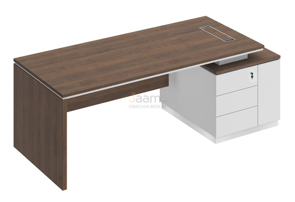 Кабинет руководителя Стол на опорной тумбе правый СИ 112пр